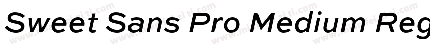 Sweet Sans Pro Medium Regular字体转换